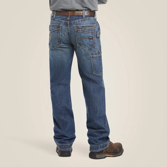 Men Workwear Ariat FR M4 Relaxed Workhorse Boot Cut Jean Flint Men Workwear Ariat FR M4 Relaxed Workhorse Boot Cut Jean Flint