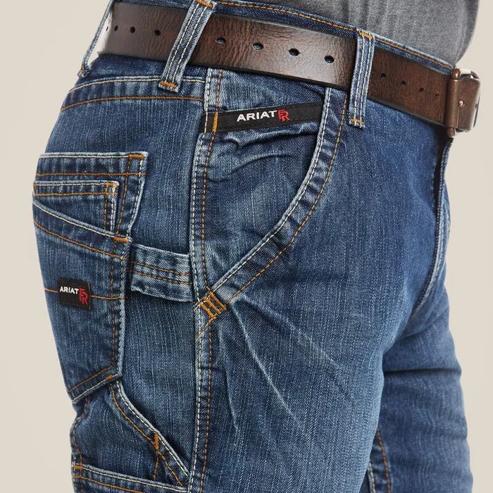 Men Workwear Ariat FR M4 Relaxed Workhorse Boot Cut Jean Flint Men Workwear Ariat FR M4 Relaxed Workhorse Boot Cut Jean Flint