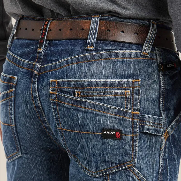 Men Workwear Ariat FR M4 Relaxed Workhorse Boot Cut Jean Flint Men Workwear Ariat FR M4 Relaxed Workhorse Boot Cut Jean Flint