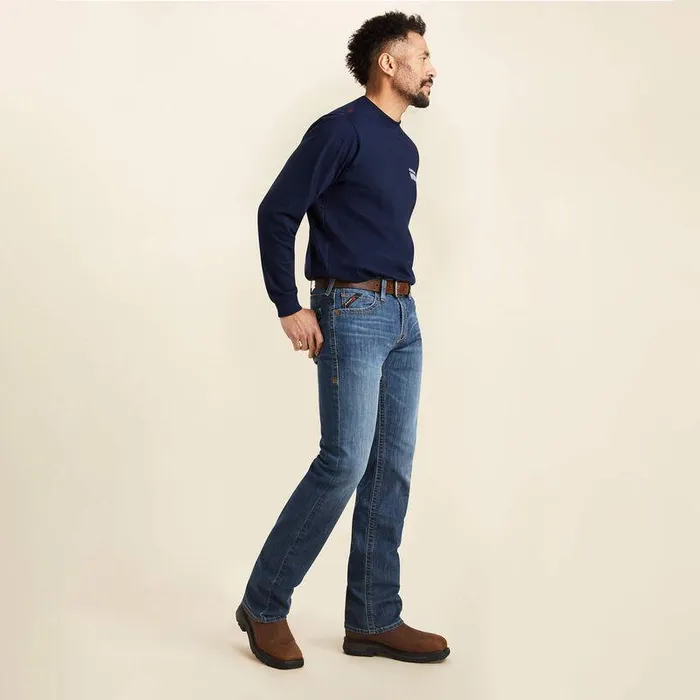 Men Workwear Ariat FR M7 Slim Duralight Stretch Basic Straight Jean Shaniko Men Workwear Ariat FR M7 Slim Duralight Stretch Basic Straight Jean Shaniko