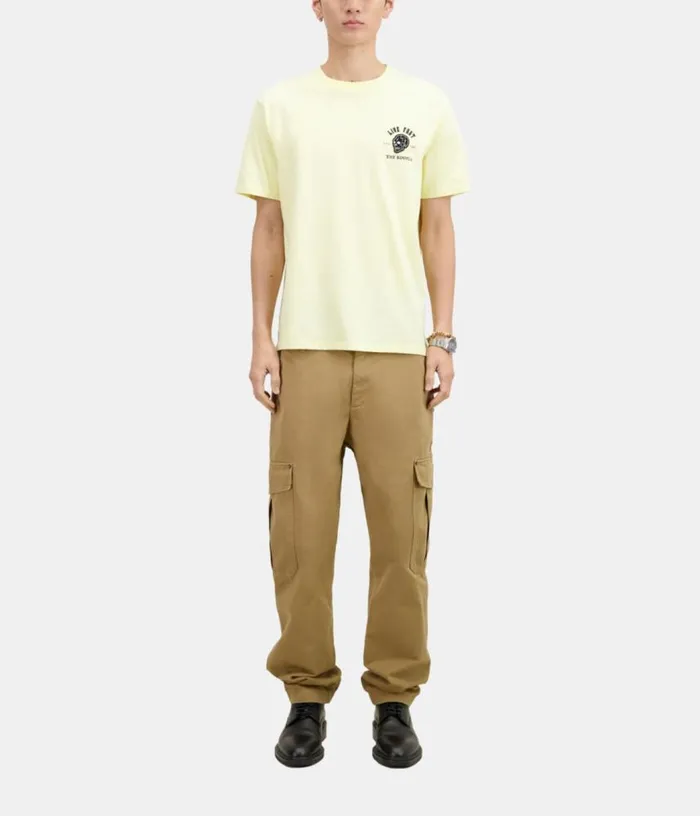 Men Yellow Live Fast Tshirt THE KOOPLES Tshirts