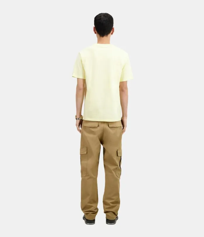 Men Yellow Live Fast Tshirt THE KOOPLES Tshirts