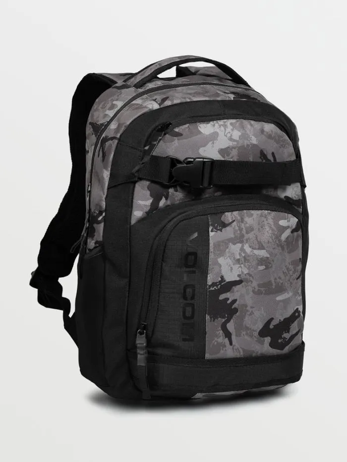 Mens Bags and Backpacks Volcom Everstone Skate Backpack 8211 Grey