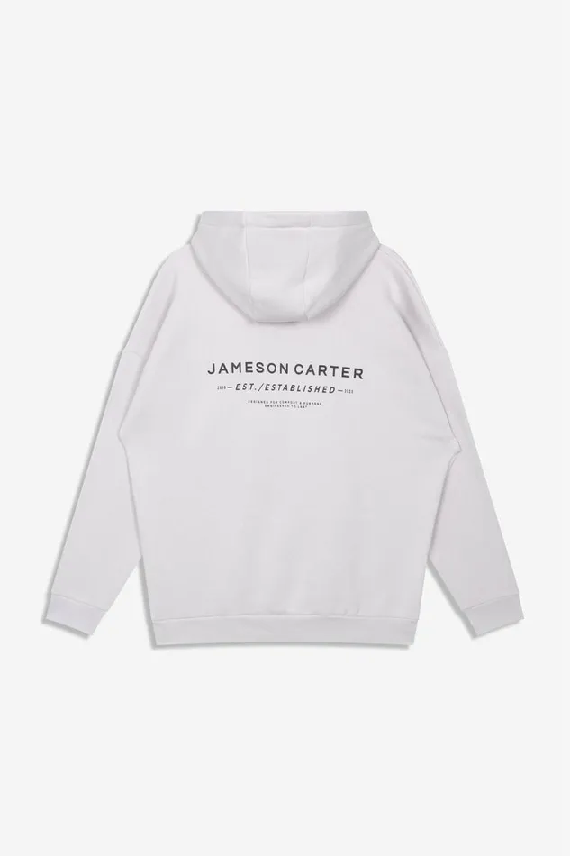 Mens EST Oversized Hoodie 8211 Off White Jameson Carter Hoodies and Sweatshirts