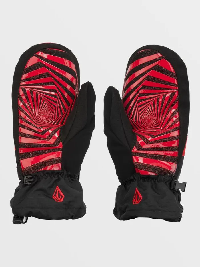 Mens Gloves and Mitts Volcom Millicent Mitts 8211 Red
