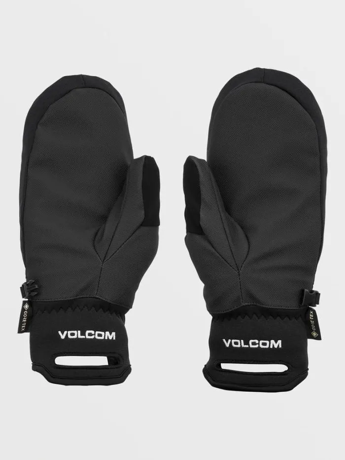 Mens Gloves and Mitts Volcom Stay Dry GoreTex Mitts 8211 Black