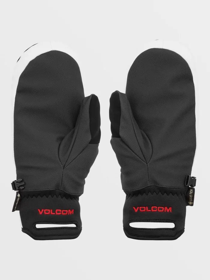 Mens Gloves and Mitts Volcom Stay Dry GoreTex Mitts 8211 Red