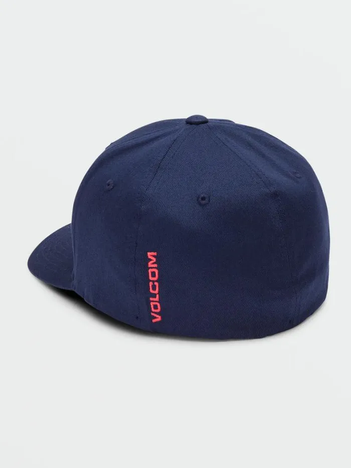 Mens Hats and Beanies Volcom Full Stone Xfit Hat 8211 Navy