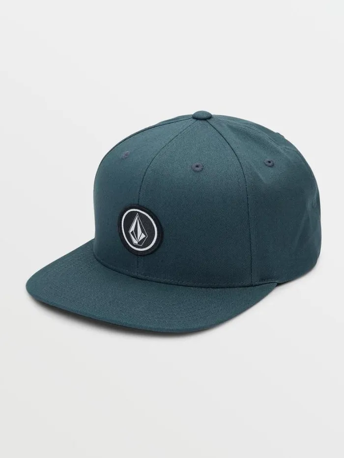 Mens Hats and Beanies Volcom Quarter Twill Hat 8211 Dark Slate