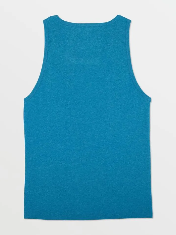 Mens Hiking Volcom Solid Heather Tank 8211 Stormy Blue