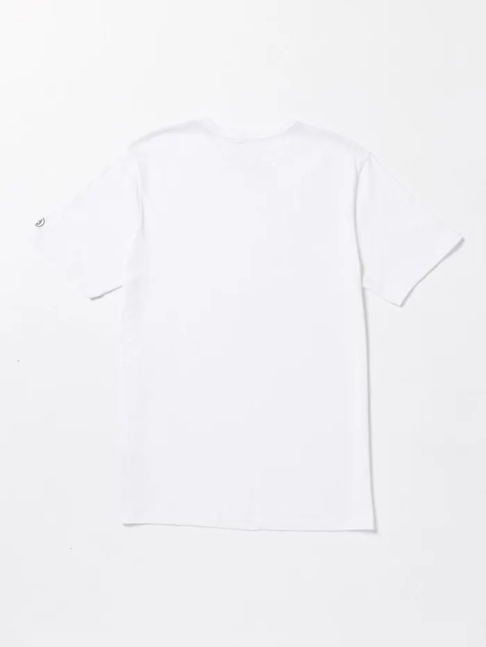 Mens Hiking Volcom Solid Short Sleeve Tee 8211 White