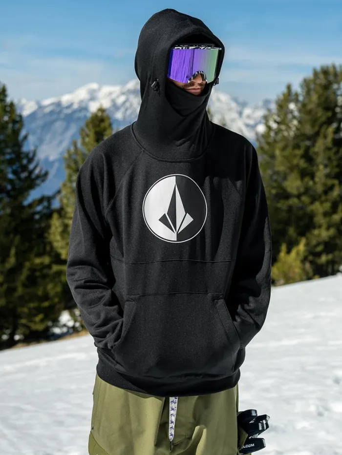 Mens Hoodies and Sweatshirts Volcom Hydro Riding Hoodie 8211 Black