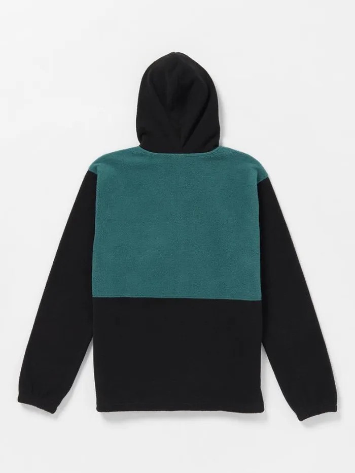 Mens Hoodies and Sweatshirts Volcom Unerstand Half Zip Hoodie 8211 Ranger Green