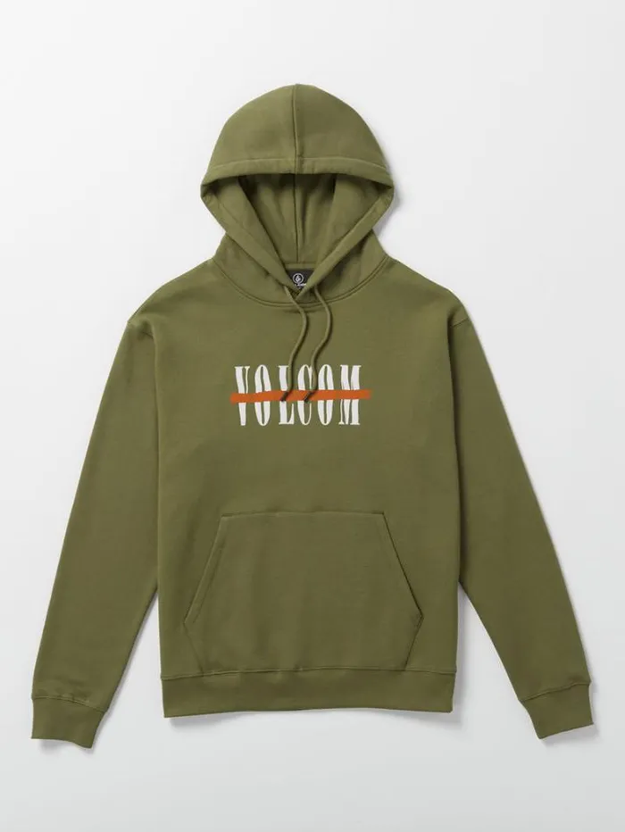 Mens Hoodies and Sweatshirts Volcom Watanite Hoodie 8211 Military Green