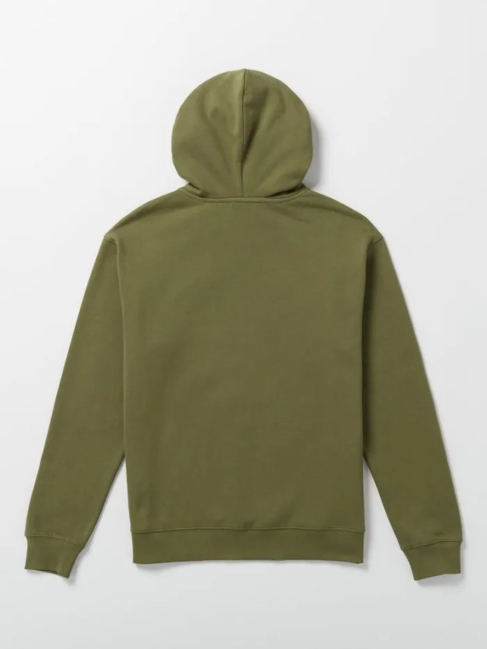 Mens Hoodies and Sweatshirts Volcom Watanite Hoodie 8211 Military Green