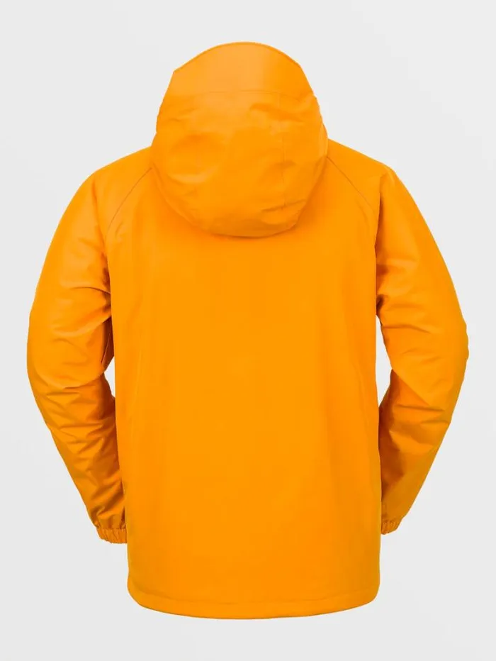 Mens Jackets Volcom Dua GoreTex Jacket 8211 Gold