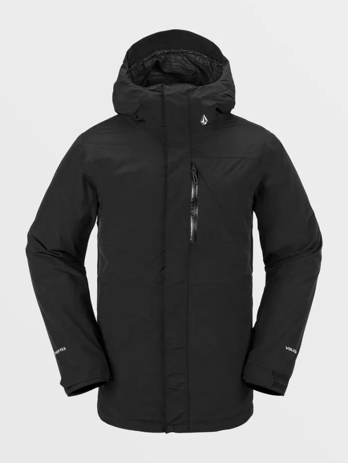 Mens Jackets Volcom L GoreTex Jacket 8211 Black