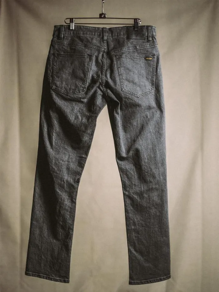 Mens Jeans Volcom Vorta Slim Fit Jeans 8211 Enzyme Grey
