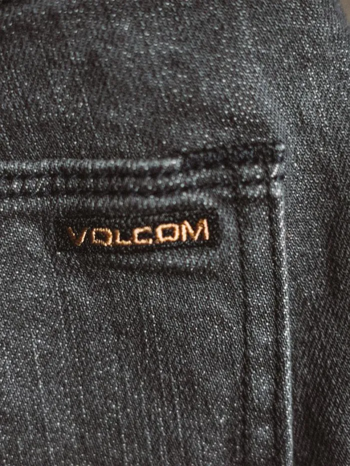 Mens Jeans Volcom Vorta Slim Fit Jeans 8211 Enzyme Grey