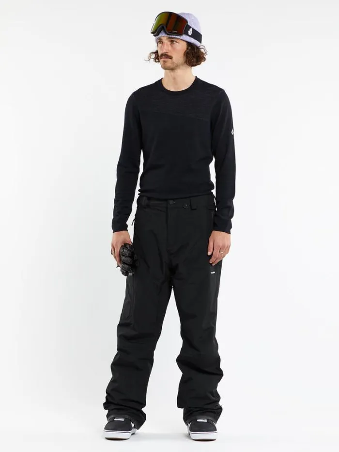 Mens Pants Volcom L GoreTex Pants 8211 Black