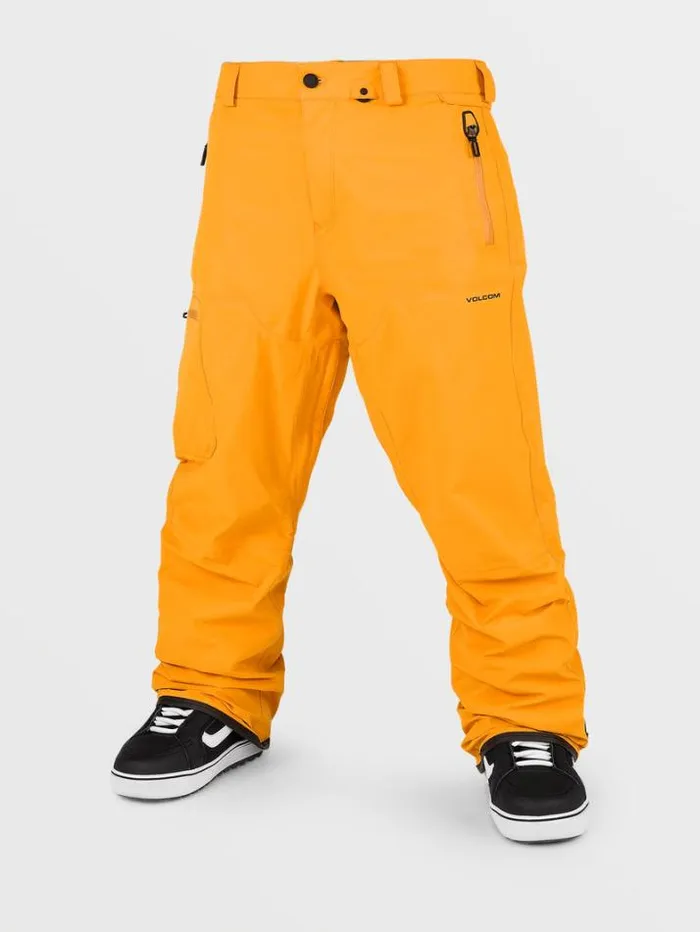 Mens Pants Volcom L GoreTex Pants 8211 Gold