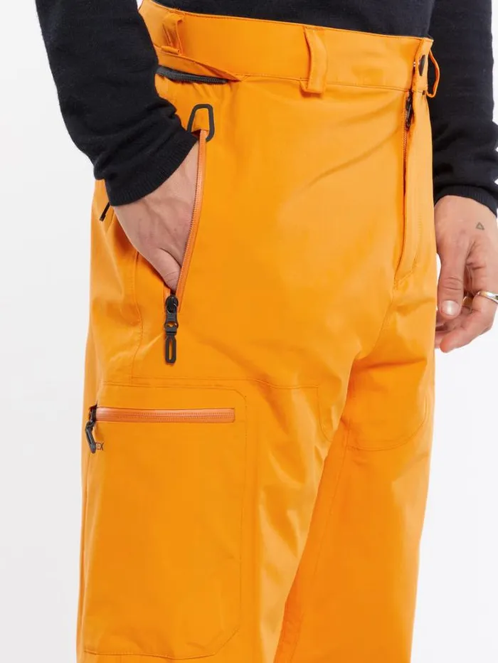 Mens Pants Volcom L GoreTex Pants 8211 Gold