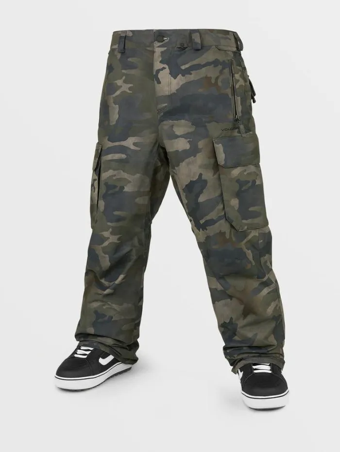 Mens Pants Volcom VCo Hunter Pants 8211 Cloudwash Camo
