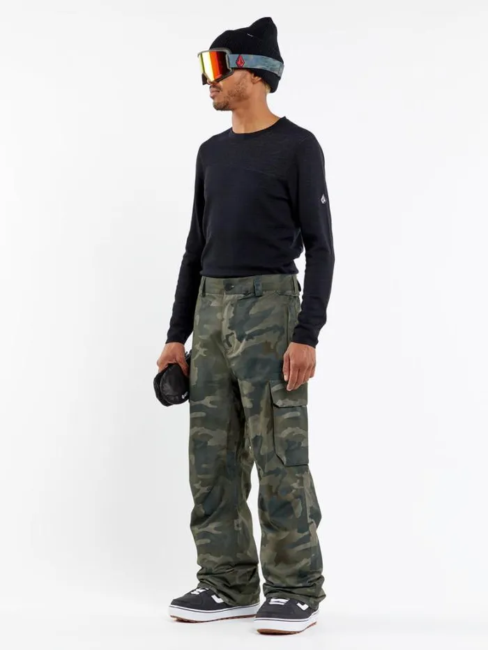 Mens Pants Volcom VCo Hunter Pants 8211 Cloudwash Camo