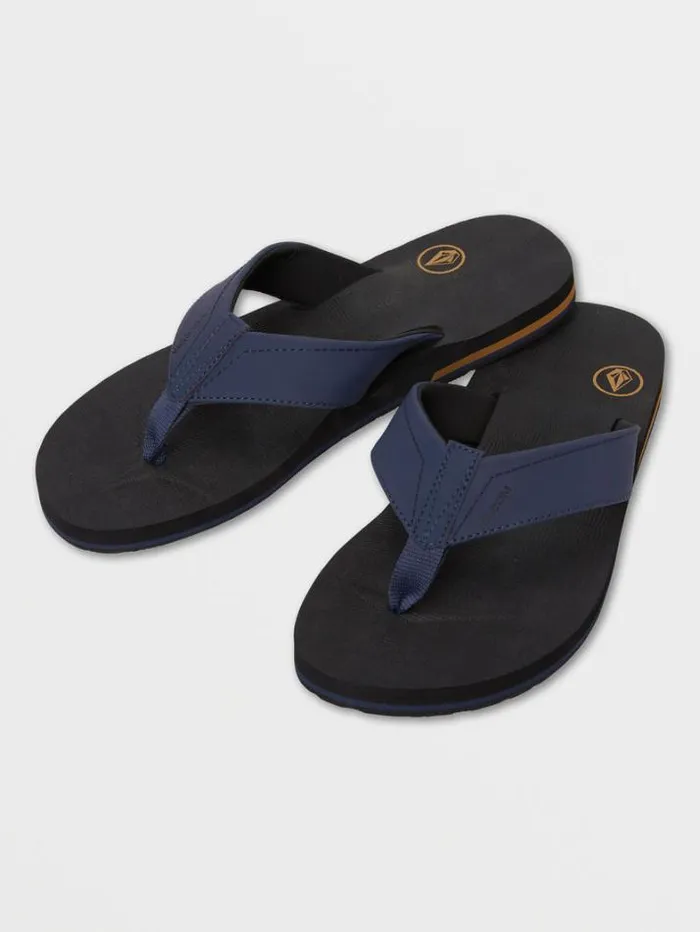 Mens Sandals Volcom Victor Sandals 8211 Atlantic