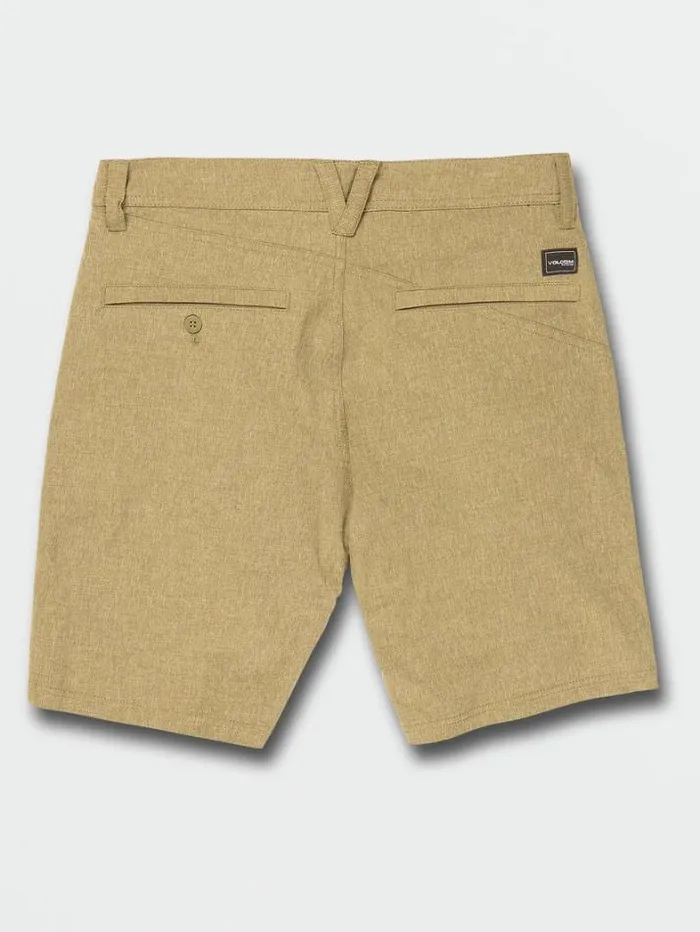 Mens Shorts Volcom Frickin Cross Shred Static Shorts 8211 Dark Khaki