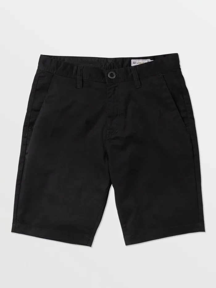 Mens Shorts Volcom Frickin Modern Stretch Chino Shorts 8211 Black