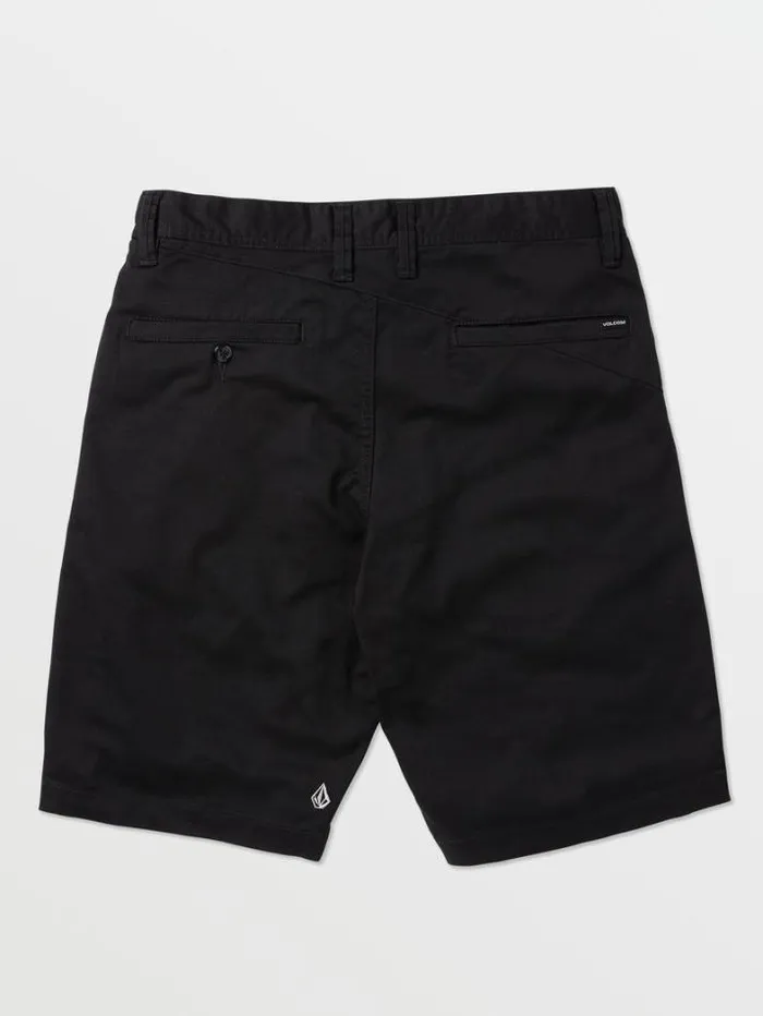 Mens Shorts Volcom Frickin Modern Stretch Chino Shorts 8211 Black