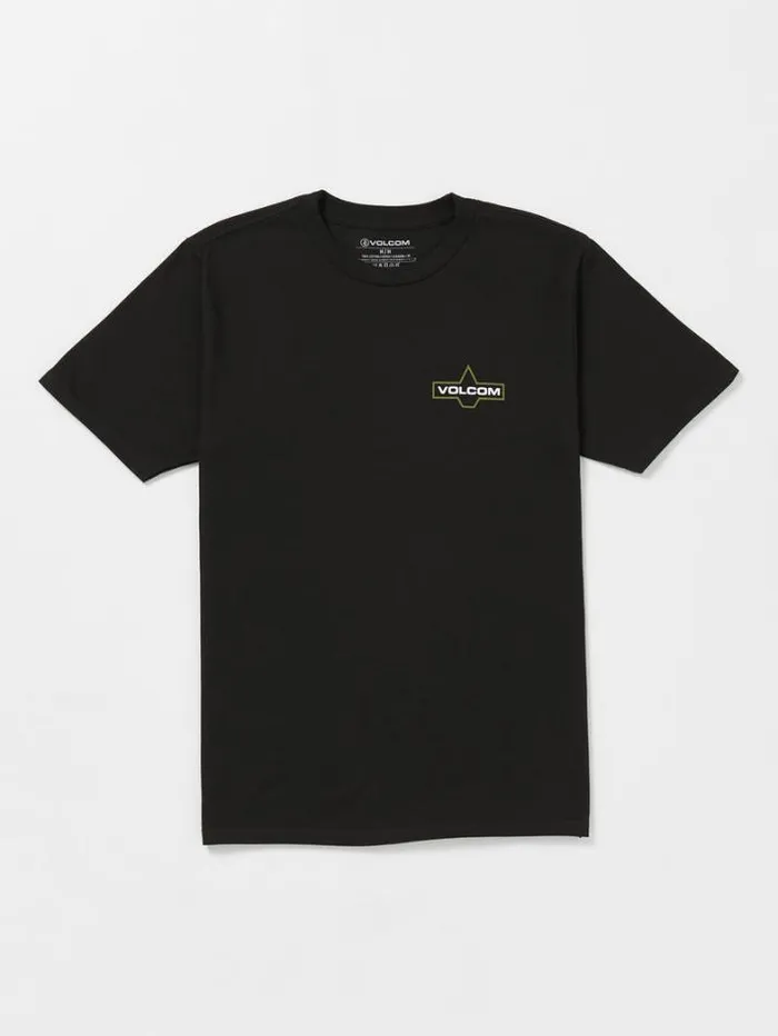 Mens TShirts and Tanks Volcom Branding Iron Short Sleeve Tee 8211 Black