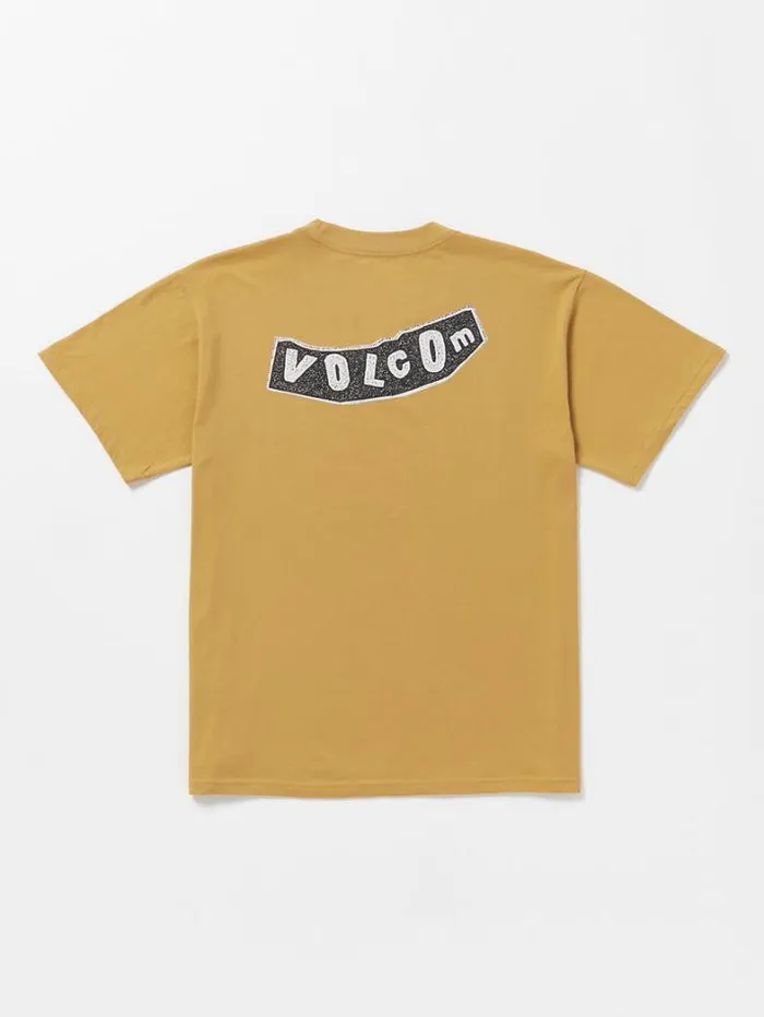 Mens TShirts and Tanks Volcom Skate Vitals Originator Short Sleeve Tee 8211 Mustard