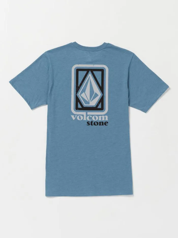 Mens TShirts and Tanks Volcom Stone Bubbled Short Sleeve Tee 8211 Indigo Ridge Heather Mens TShirts and Tanks Volcom Stone Bubbled Short Sleeve Tee 8211 Indigo Ridge Heather