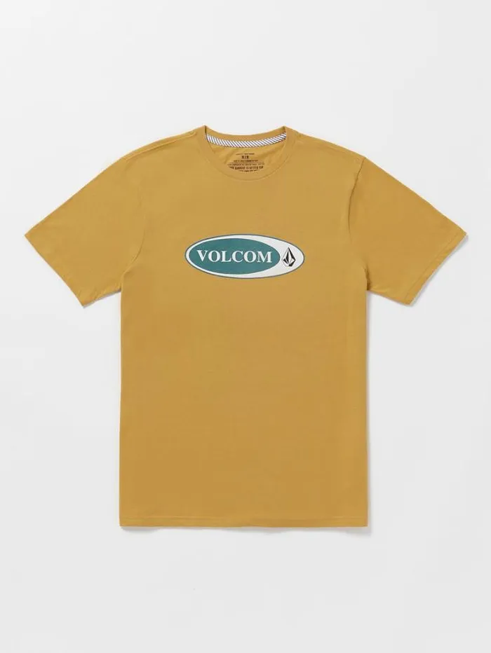 Mens TShirts and Tanks Volcom Vellipse Short Sleeve Tee 8211 Mustard
