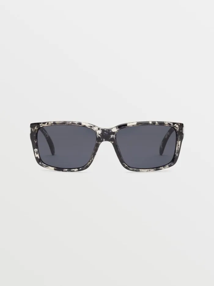 MensWomens Accessories Volcom Stoneage Sunglasses 8211 Gloss CharcoalGray Blue
