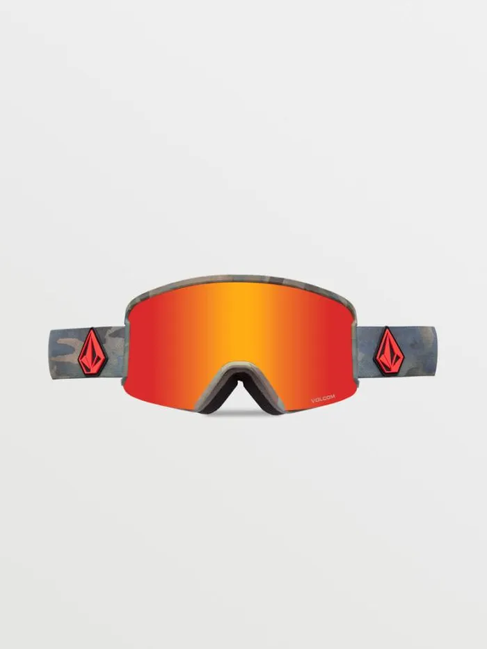 MensWomensKids Accessories Volcom Garden Goggle 8211 Cloudwash Camo Red ChromeBL