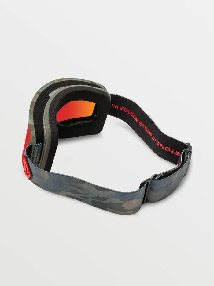 MensWomensKids Accessories Volcom Garden Goggle 8211 Cloudwash Camo Red ChromeBL