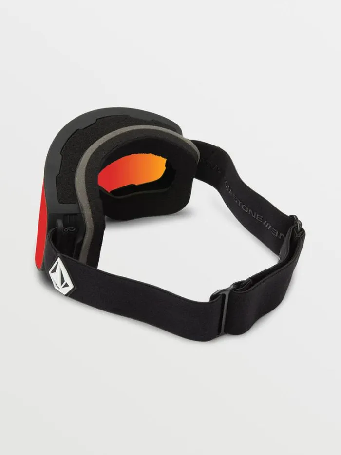 MensWomensKids Goggles Volcom Odyssey Goggle 8211 Matte Black Red Chrome