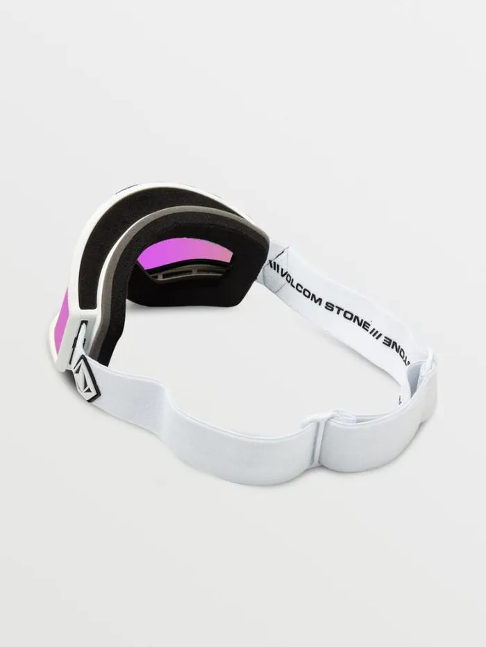 MensWomensKids Goggles Volcom Yae Goggle 8211 Matte White Pink ChromeBL