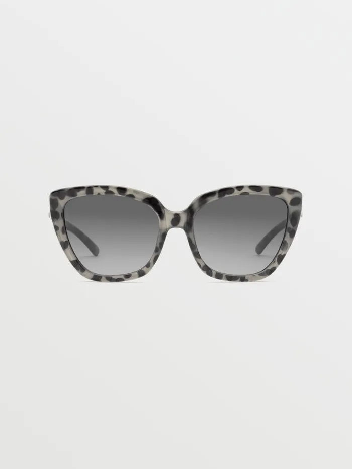 MensWomens Sunglasses Volcom Milli Sunglasses 8211 Gloss Nude TortGray Gradient