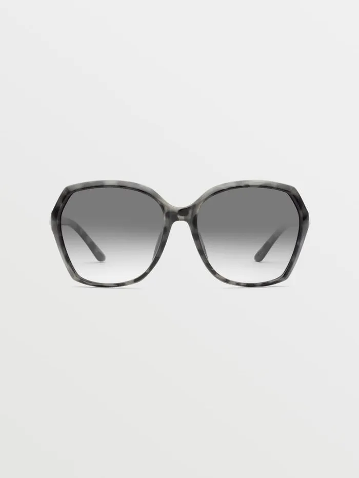 MensWomens Sunglasses Volcom Psychic Sunglasses 8211 Gloss Nude TortGray Gradient