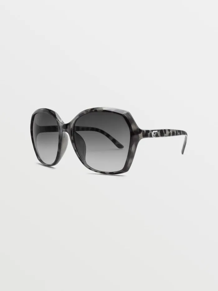MensWomens Sunglasses Volcom Psychic Sunglasses 8211 Gloss Nude TortGray Gradient