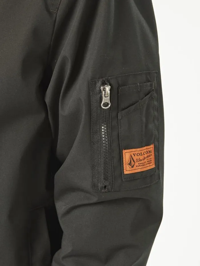 MensWorkwear Jackets Volcom Workwear Jacket 8211 Black