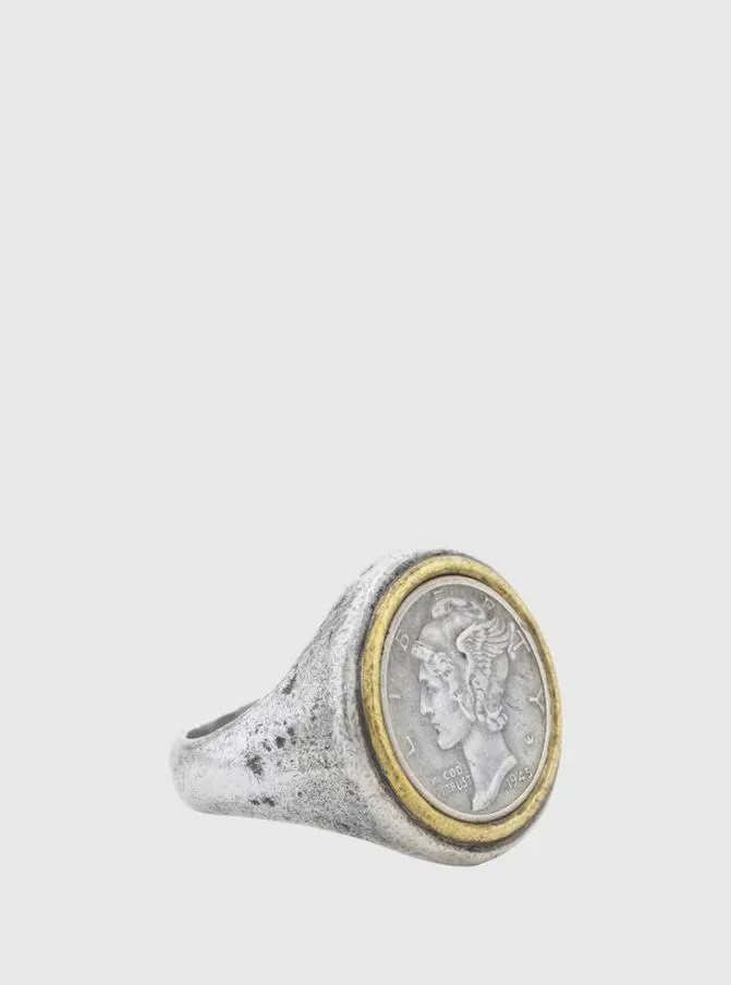 MERCURY COIN RING No Color Accessories John Varvatos Jewelry MERCURY COIN RING No Color Accessories John Varvatos Jewelry