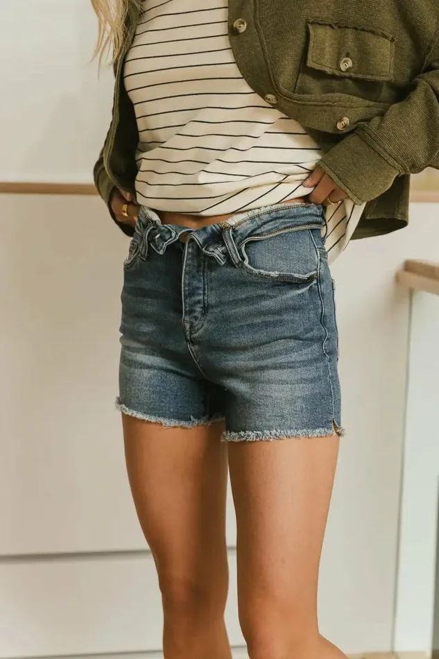 Mika Denim Shorts Medium Wash Women Bohme Shorts