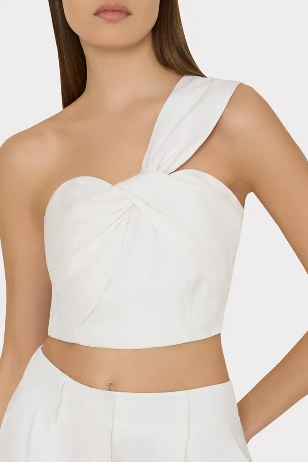 Milly Linen Top White Women Matching Sets Milly Linen Top White Women Matching Sets