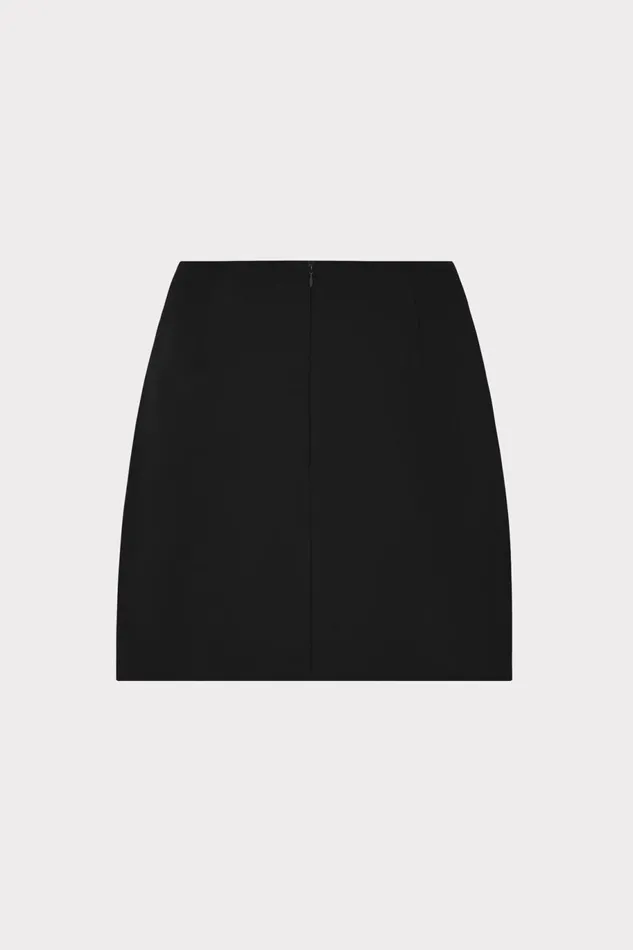 Milly Lizzy Cady Mini Skirt Black Women Matching Sets