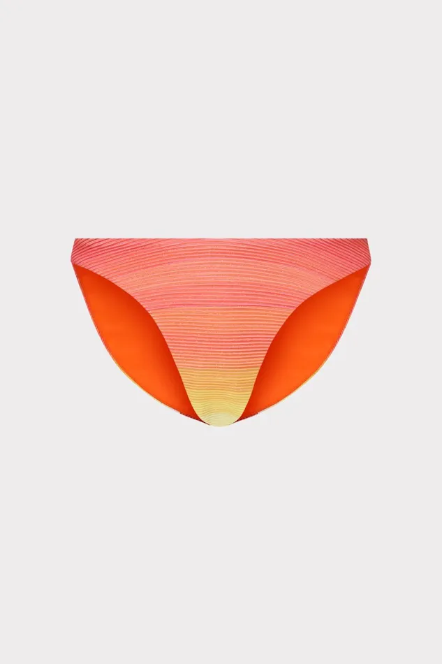 Milly Margot Sunset Stripe Bikini Bottom Multi Women Bikinis